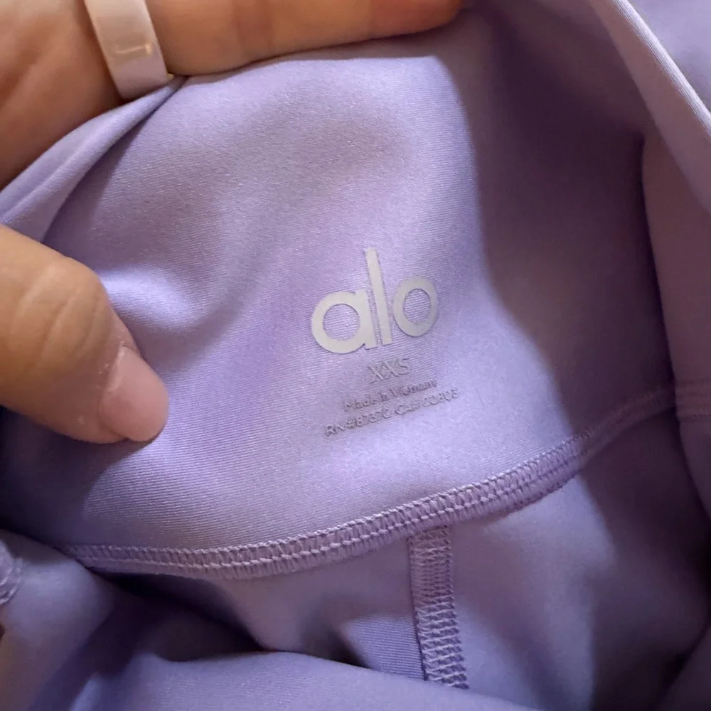 Alo yoga 7/8 High waist airlift legging and heabdbad violet skies